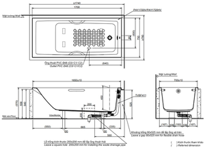 Bồn tắm TOTO PAY1720HV/TBVF411