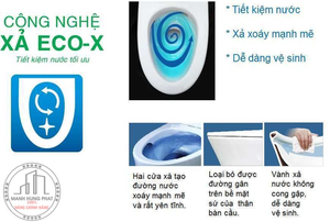 Bồn cầu 2 khối INAX C-306VA nắp rửa cơ