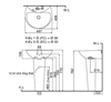 Chậu rửa lavabo INAX L-285V & L-288VD chân dài treo tường