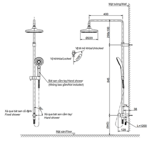 Sen cây TOTO TBW01001B nóng lạnh