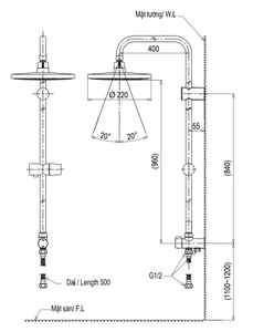 Sen cây TOTO TVSM104NSR/DM907CS nóng lạnh