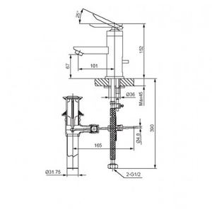 Bộ sen tắm INAX BFV-4000S nóng lạnh