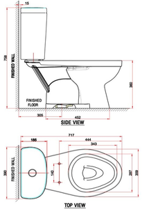 Bồn cầu 2 khối American Standard VF-2397