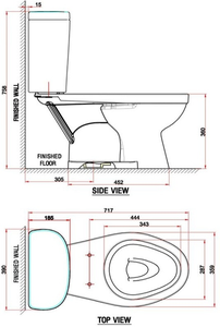 Bồn cầu 2 khối American Standard VF-2398