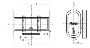 Máy nước nóng gián tiếp Ferroli DUETTO M