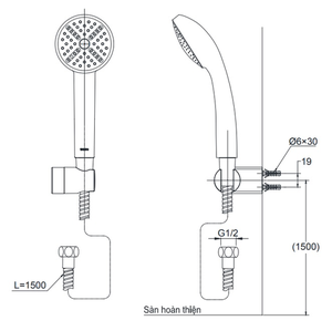 tay sen mạ TOTO DGH104ZR