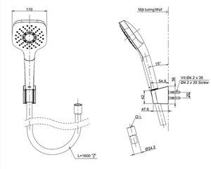 Sen tắm TOTO TBG01302V/TBW02005A nóng lạnh