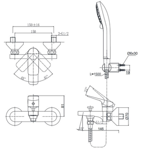 Sen tắm nóng lạnh TOTO TTMR302/TTSR106EMF