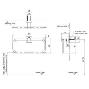 Khăn quấn vòng TOTO YTT408V