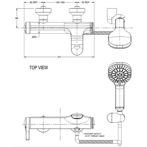 Sen tắm American Standard WF-6811 nóng lạnh