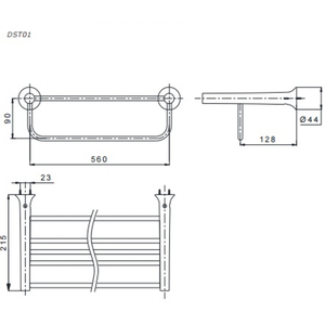 Thanh vắt khăn TOTO DST01