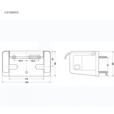 Lô giấy vệ sinh TOTO DS708PAS