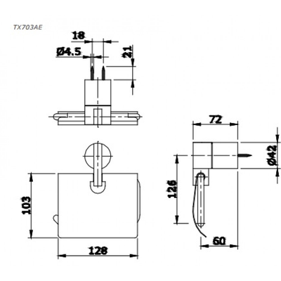 Lô giấy vệ sinh TOTO TX703AE