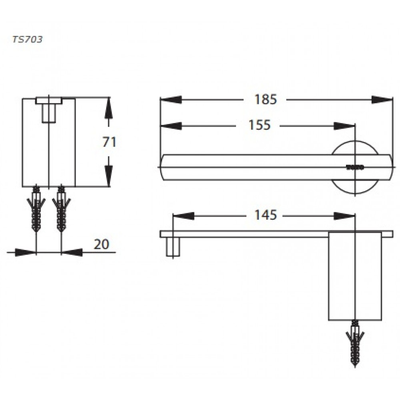 Lô giấy vệ sinh TOTO TS703