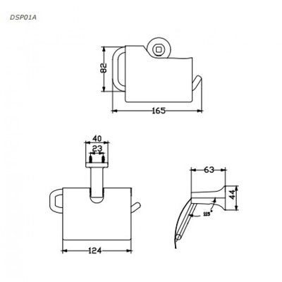 Lô giấy vệ sinh TOTO DSP01A