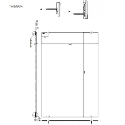 Gương phòng tắm TOTO YM6090A chống mốc