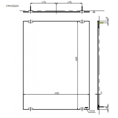 Gương phòng tắm TOTO YM4560A chống mốc