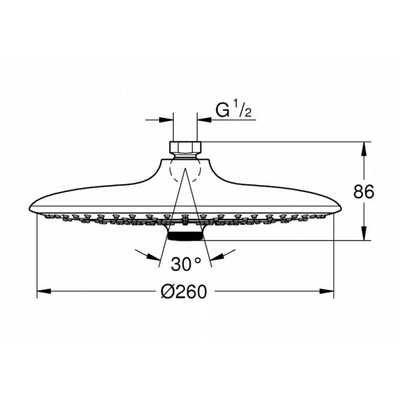 Bát sen Grohe 26455000 Euphoria