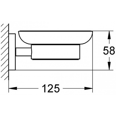 Bộ đĩa đựng xà phòng Grohe 40444001