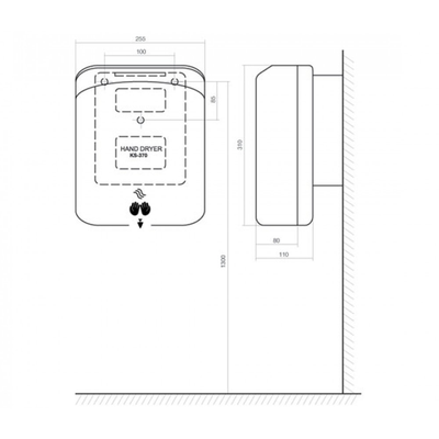 Máy sấy tay INAX KS-370 