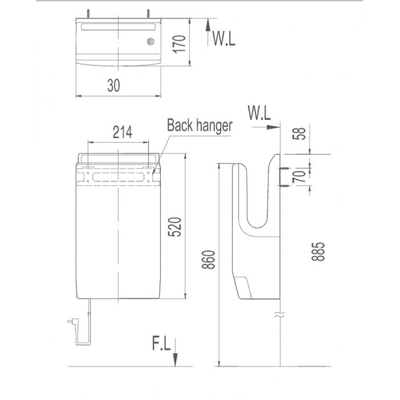 Máy sấy tay INAX JT-1000