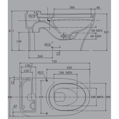 Bồn cầu điện tử Viglacera V90-copy