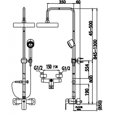 Sen cây COTTO CT2149WS nóng lạnh Scirocco