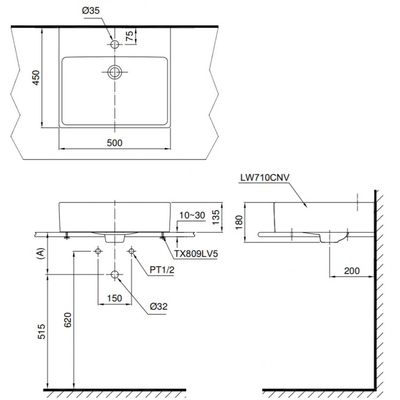 Chậu rửa lavabo TOTO LT5616 đặt bàn-copy-copy