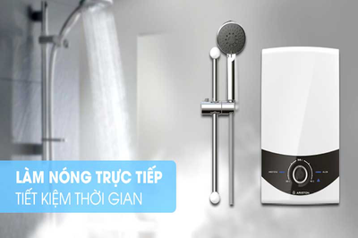 Máy nước nóng trực tiếp ARISTON Luxury SMC 45PE VN có bơm Aures Smart