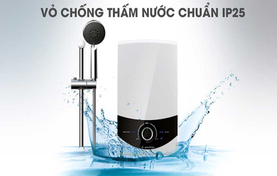 Máy nước nóng trực tiếp ARISTON Luxury SMC 45PE VN có bơm Aures Smart