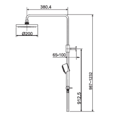 Sen cây American Standard A-6110.978.903 phun mưa