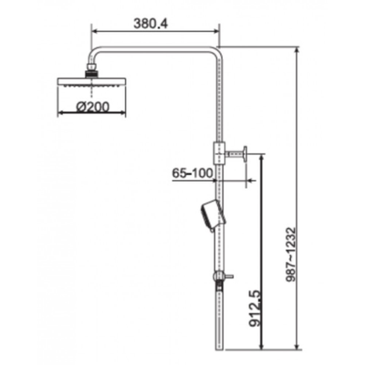 Sen cây American Standard A-6110.978.904 phun mưa