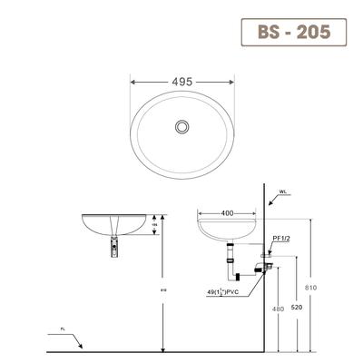 Chậu rửa lavabo BASIC BSA-502 đặt bàn-copy-copy-copy-copy-copy-copy-copy-copy-copy-copy