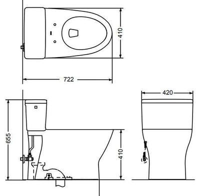 Bồn cầu điện tử TOTO MS188VKW14 dòng C5