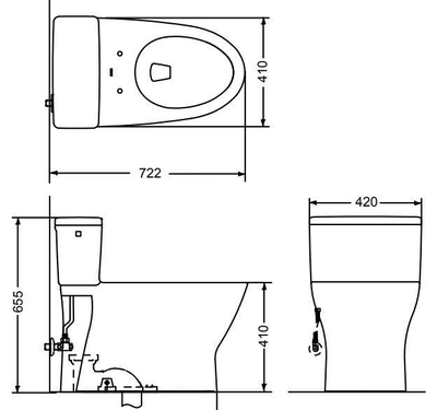 Bồn cầu điện tử TOTO MS188VKW16 dòng C2